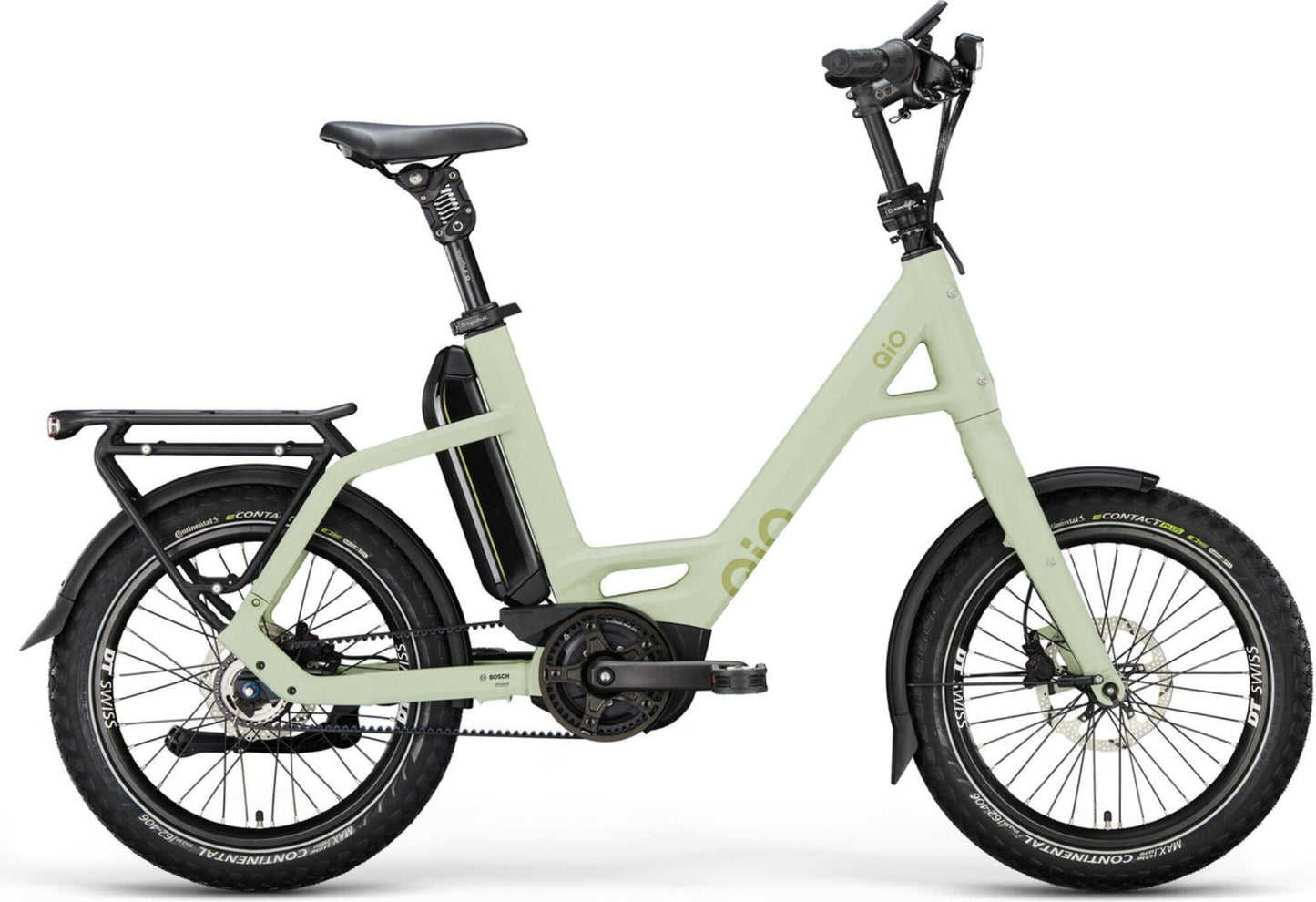 QiO Elektro-Kompaktrad "EINS P-5" RT 545 Wh light olive matt