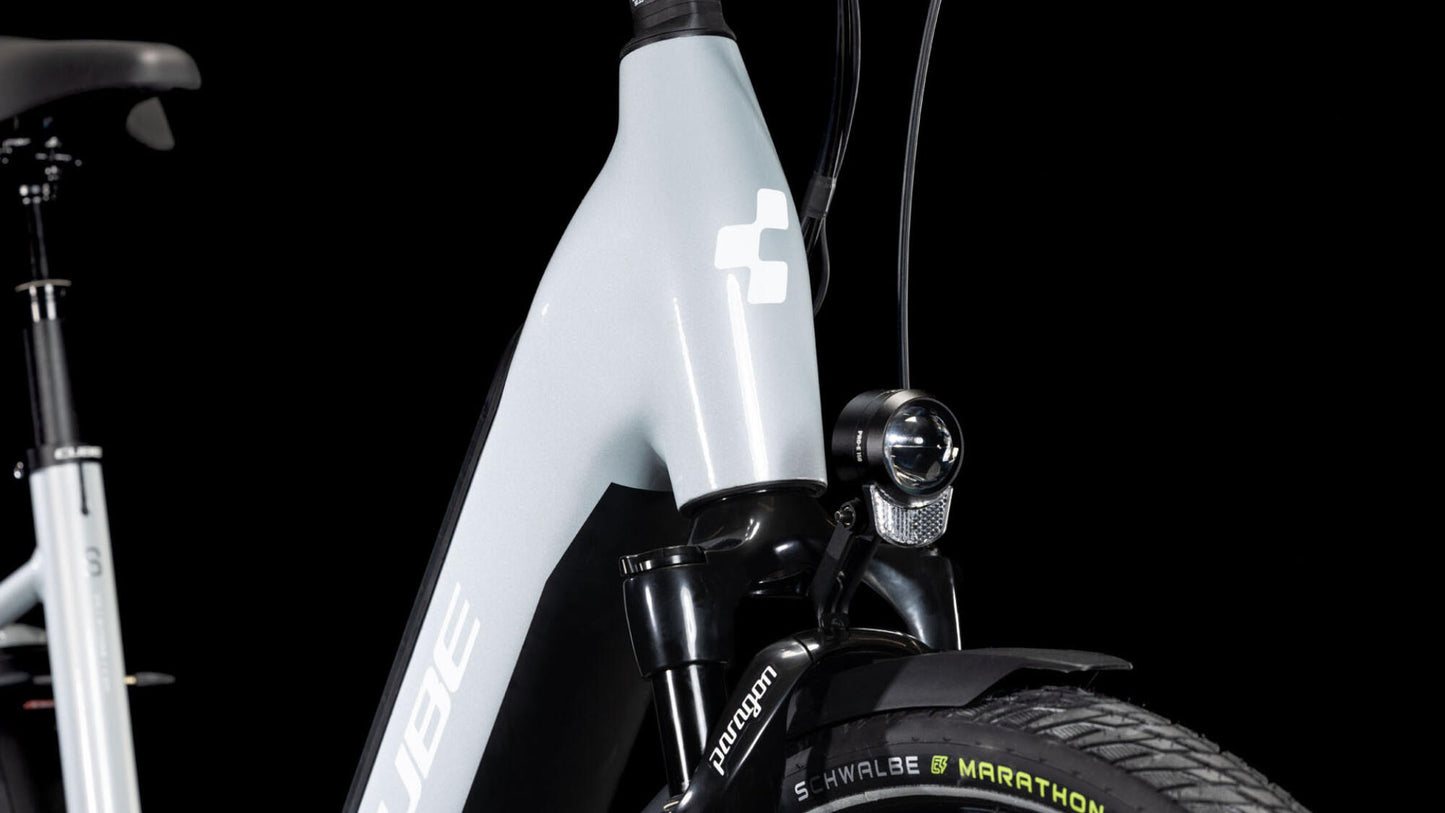 Cube Supreme Hybrid Deluxe SLX 625 polargrey´n´white