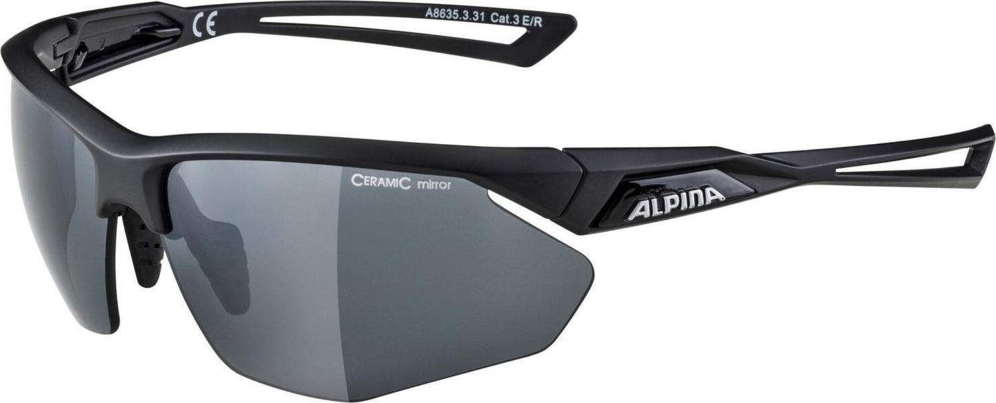 Alpina NYLOS HR – black matt - CERAMIC mirror black