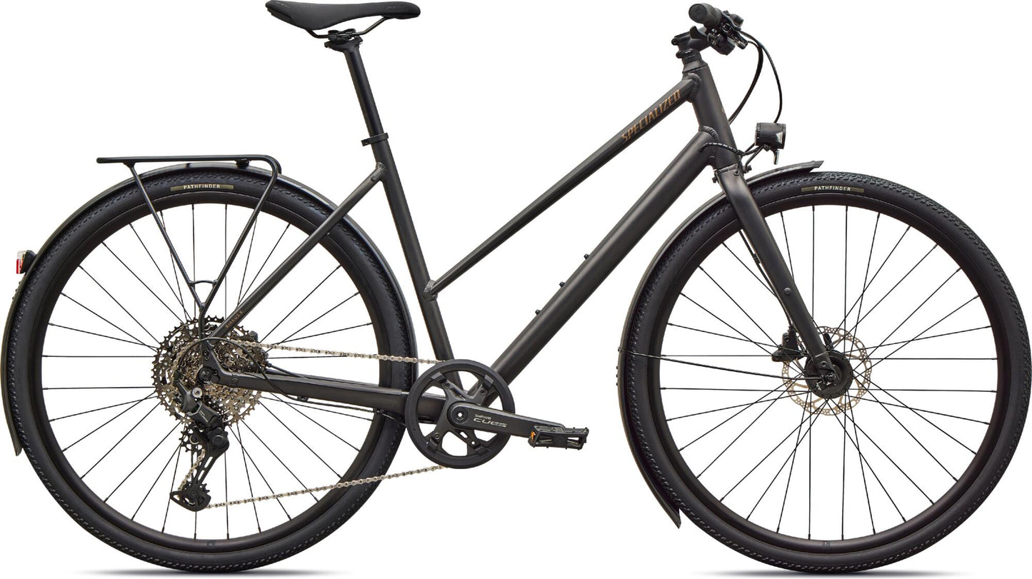 Specialized SIRRUS X 3.0 EQ Trapez STEP THROUGH OBSIDIAN/GOLD