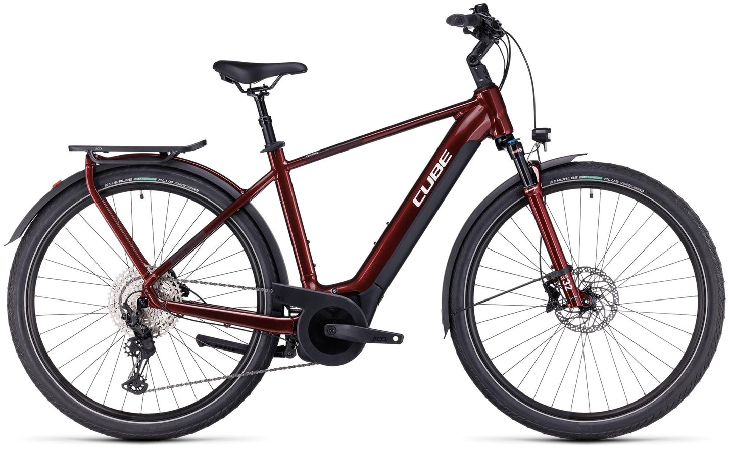 Cube Touring Hybrid EXC 500Wh red´n´white