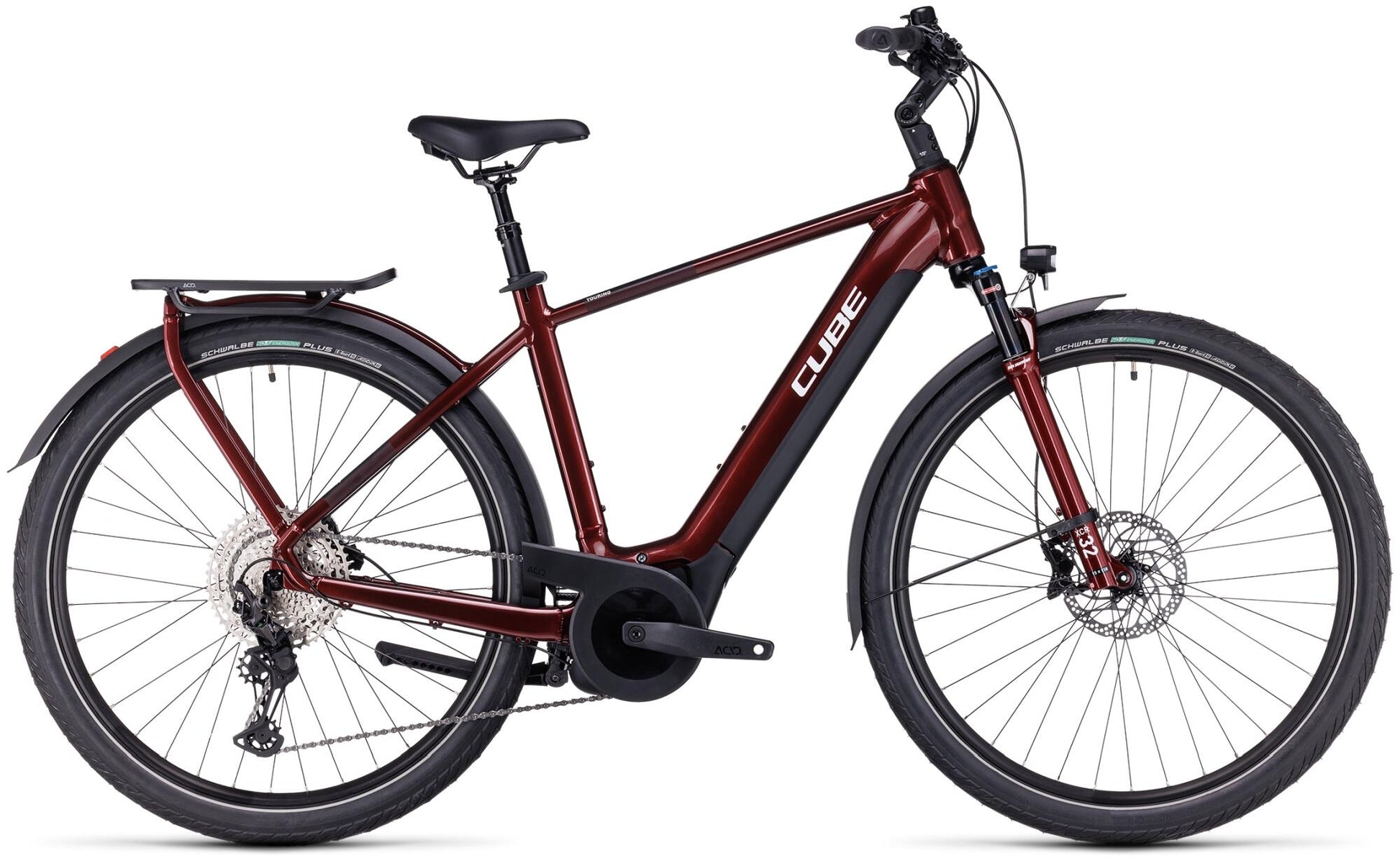 Cube Touring Hybrid EXC 500Wh red´n´white