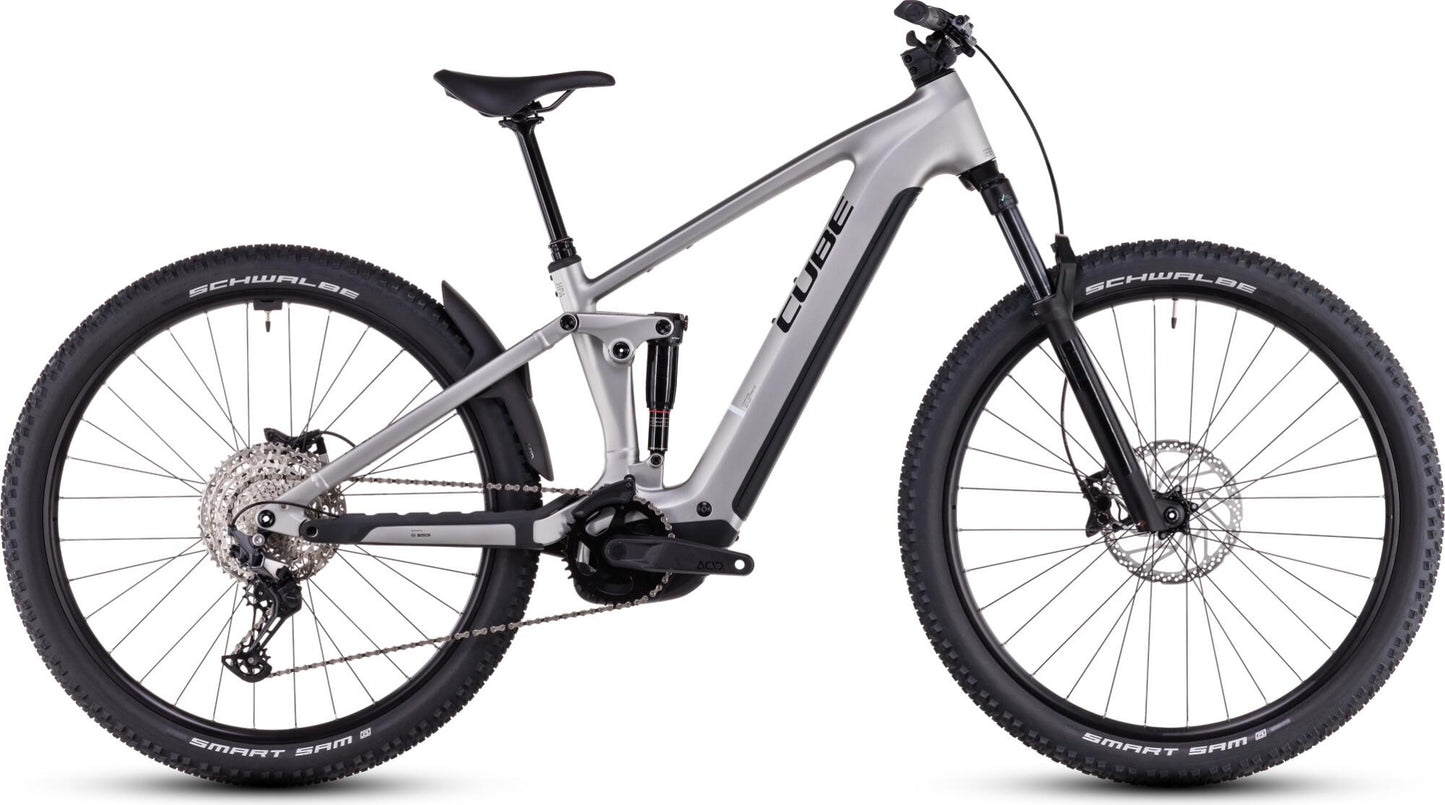 Cube Stereo Hybrid ONE22 Race silver´n´black