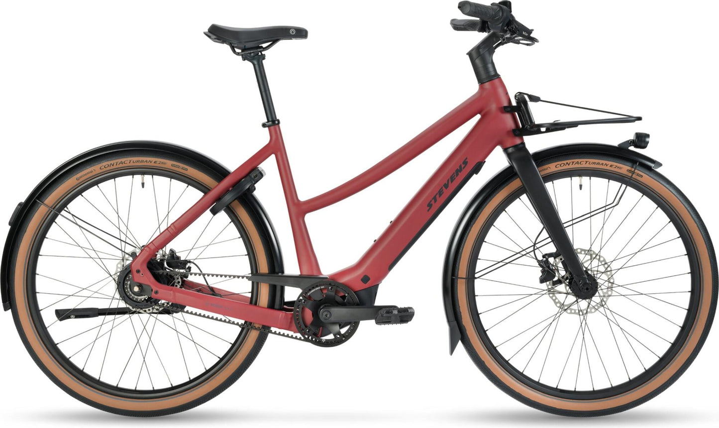Stevens E-Simeto LT Trapez Bordeaux Red