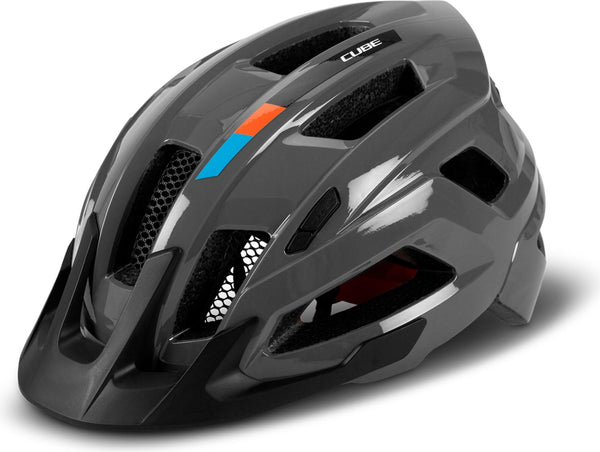 Helm STEEP X Actionteam glossy grey´n´orange S