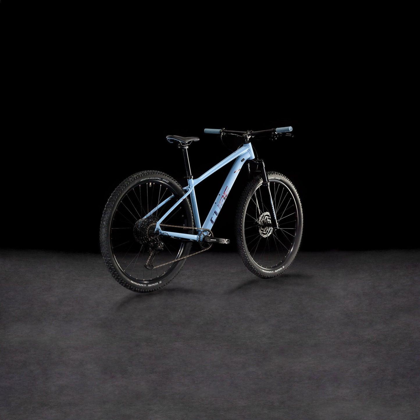 Cube Attention SLX pigeonblue´n´rubyred