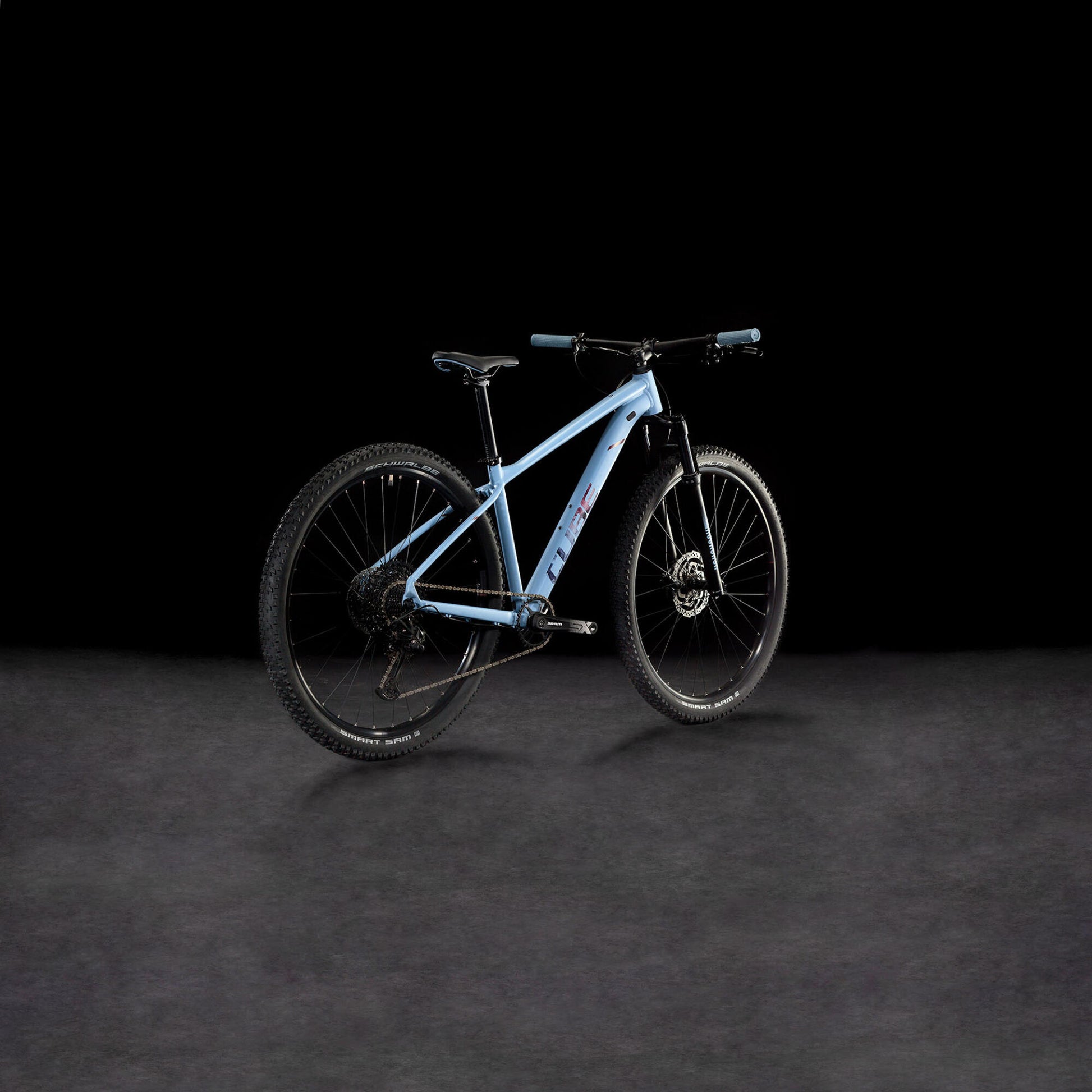 Cube Attention SLX pigeonblue´n´rubyred