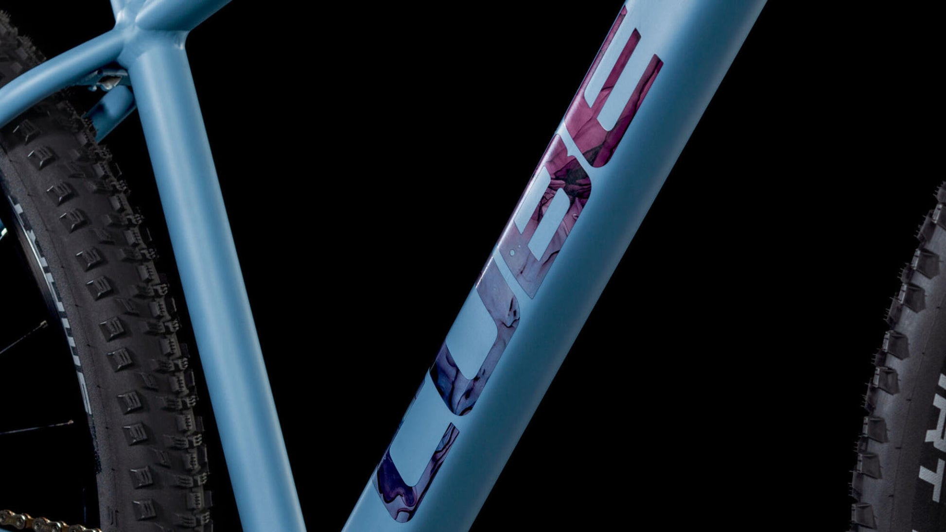 Cube Attention SLX pigeonblue´n´rubyred