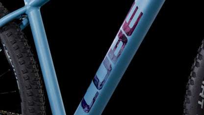 Cube Attention SLX pigeonblue´n´rubyred