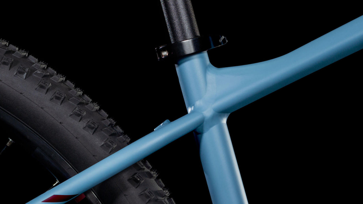 Cube Attention SLX pigeonblue´n´rubyred