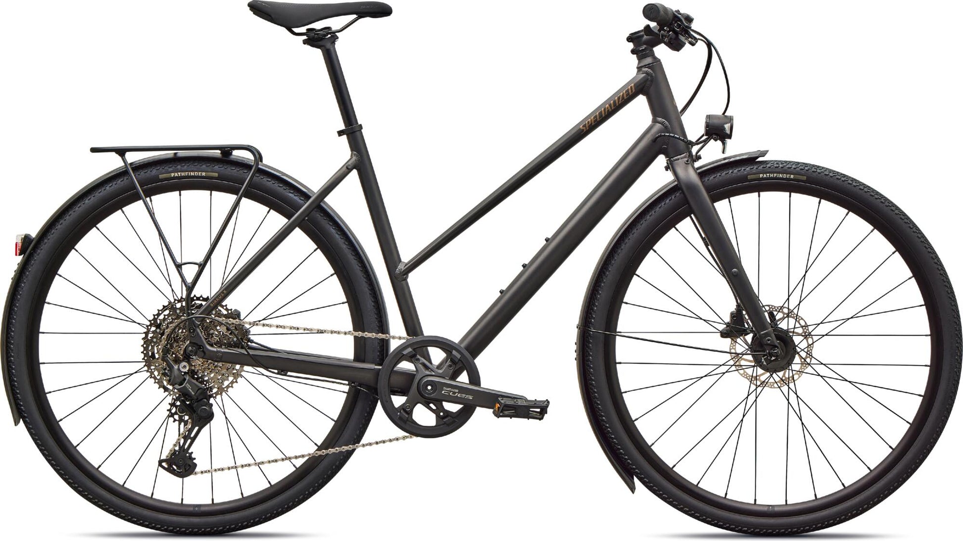 Specialized SIRRUS X 3.0 EQ Trapez STEP THROUGH OBSIDIAN/GOLD