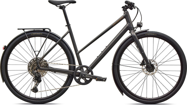 Specialized SIRRUS X 3.0 EQ Trapez STEP THROUGH OBSIDIAN/GOLD