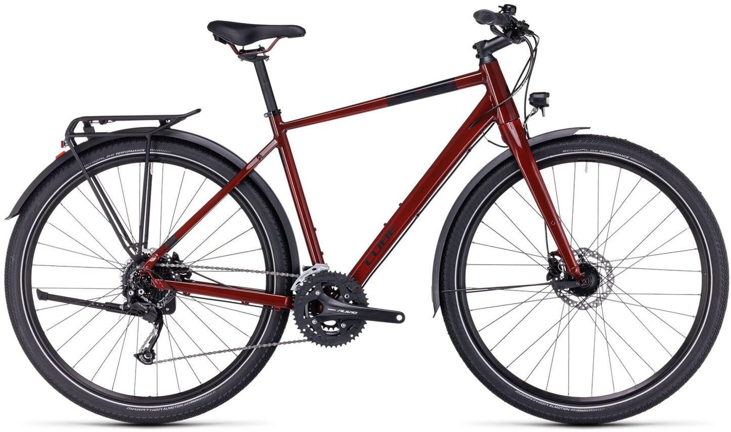 Cube Travel mirrorred´n´black Herren RH:M/54
